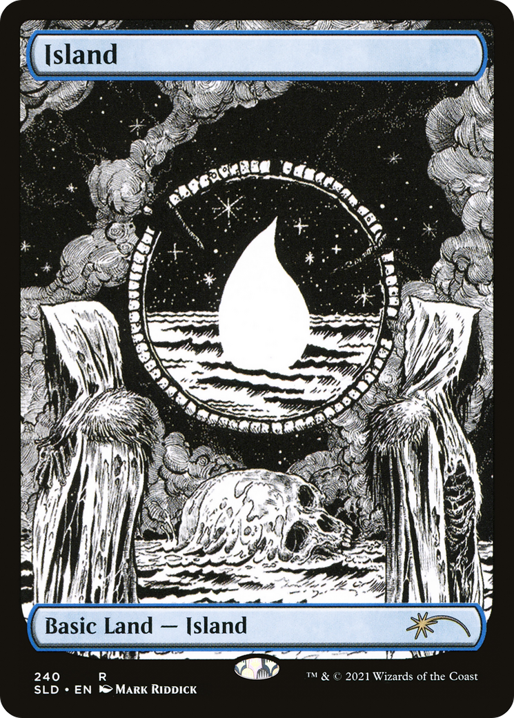 Image of Island (Crushing Brutality) (SLD-240) - Secret Lair Drop