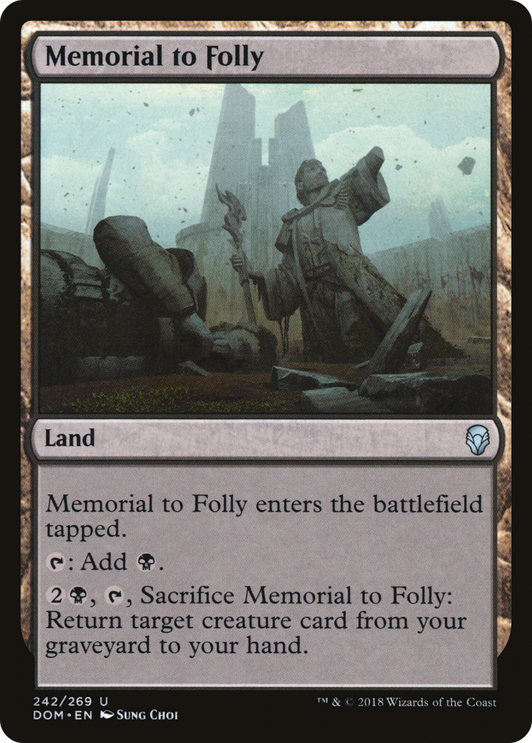 Image of Memorial to Folly (DOM-242) - Dominaria
