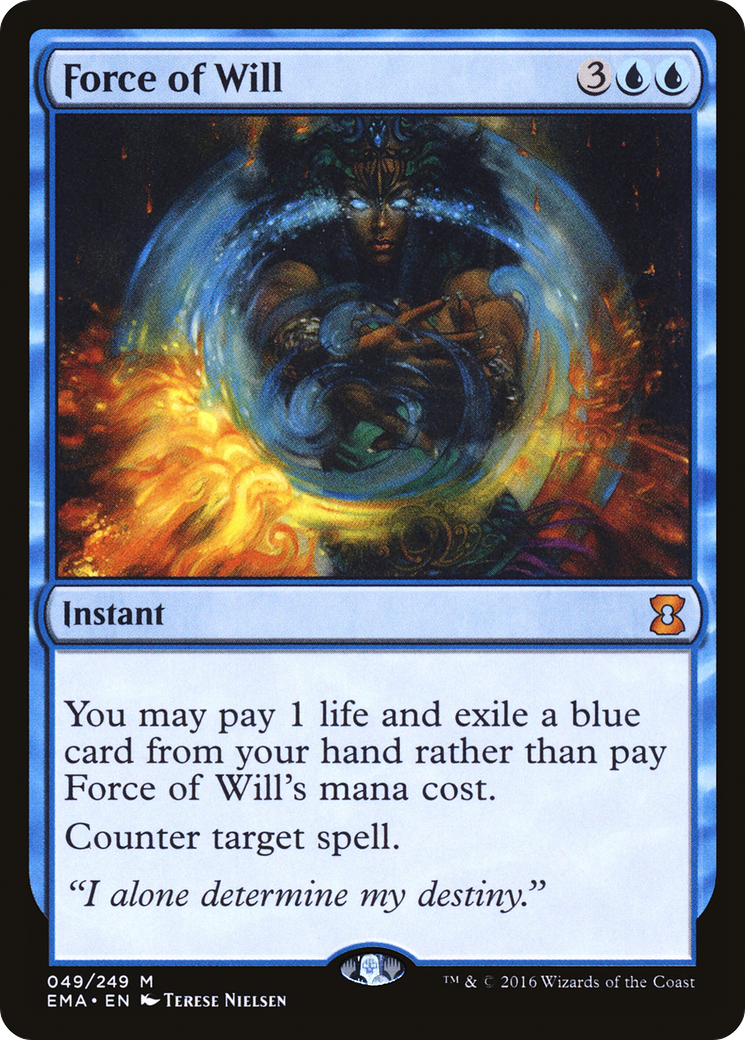 Image of Force of Will (EMA-049) - Eternal Masters Foil