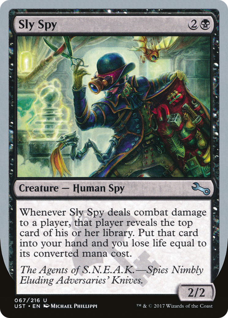 Image of Sly Spy (E) (UST-067) - Unstable Foil