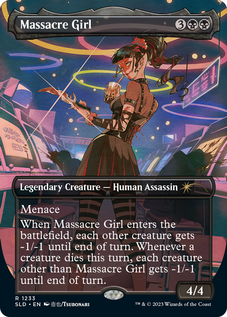 Image of Massacre Girl (SLD-1233) - Secret Lair Drop (Borderless)