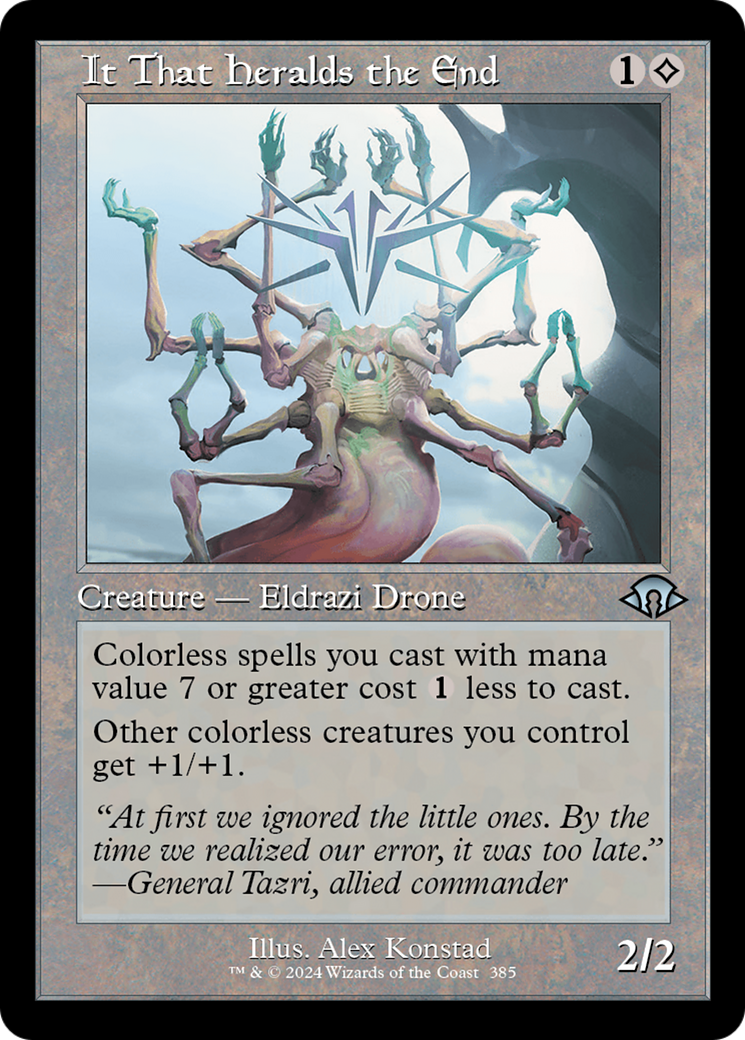 Image of It That Heralds the End (Retro Frame) (MH3-385) - Modern Horizons 3