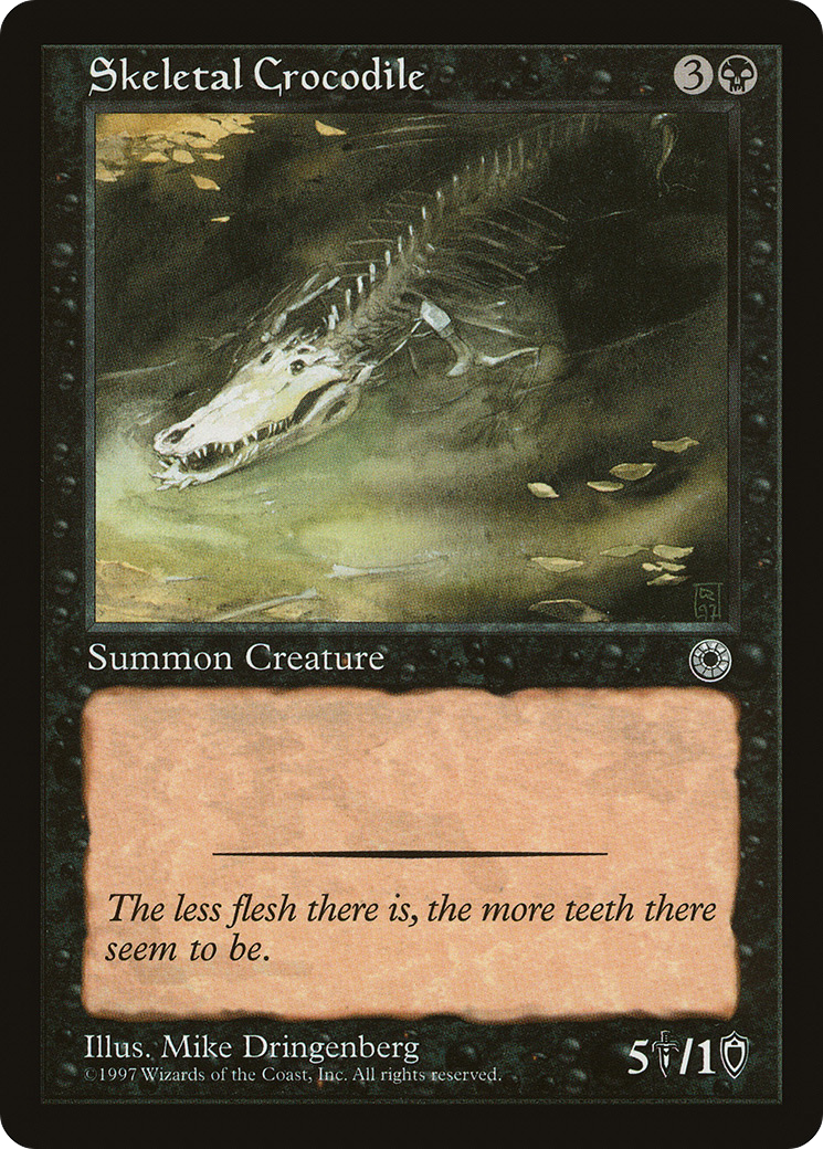 Image of Skeletal Crocodile (POR-) - Portal