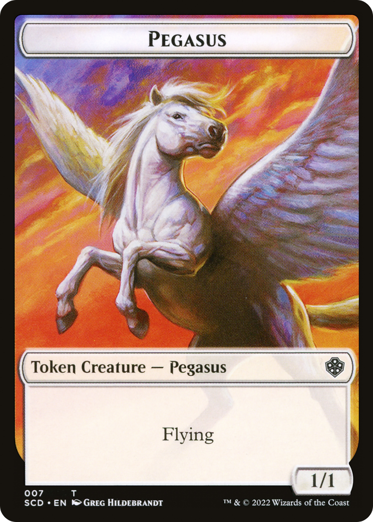 Image of Pegasus (TSCD-007) - Starter Commander Deck Tokens