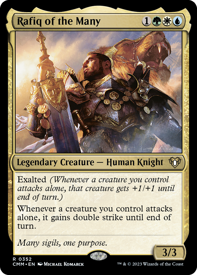 Image of Rafiq of the Many (CMM-352) - Commander Masters