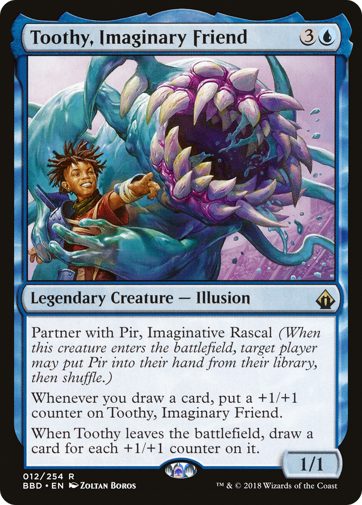Image of Toothy, Imaginary Friend (BBD-012) - Battlebond Foil