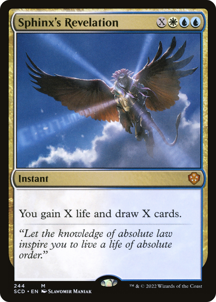 Image of Sphinx's Revelation (SCD-244) - Starter Commander Decks