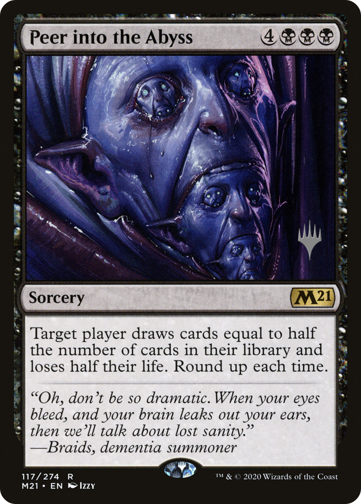 Image of Peer into the Abyss (PPM21-117) - Core Set 2021 Promos Foil
