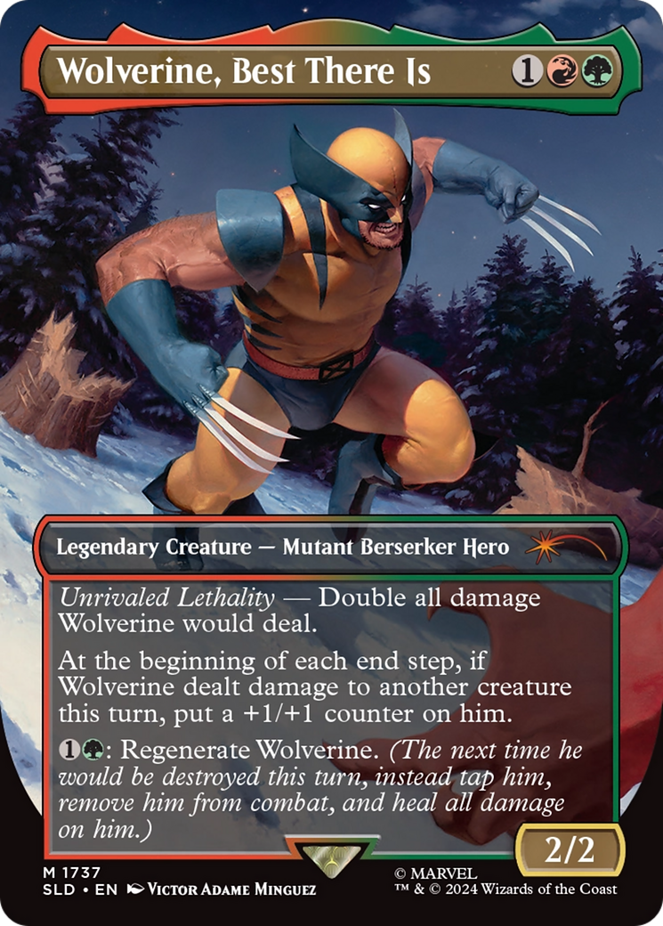 Image of Wolverine, Best There Is (SLD-1737) - Secret Lair Drop (Borderless)
