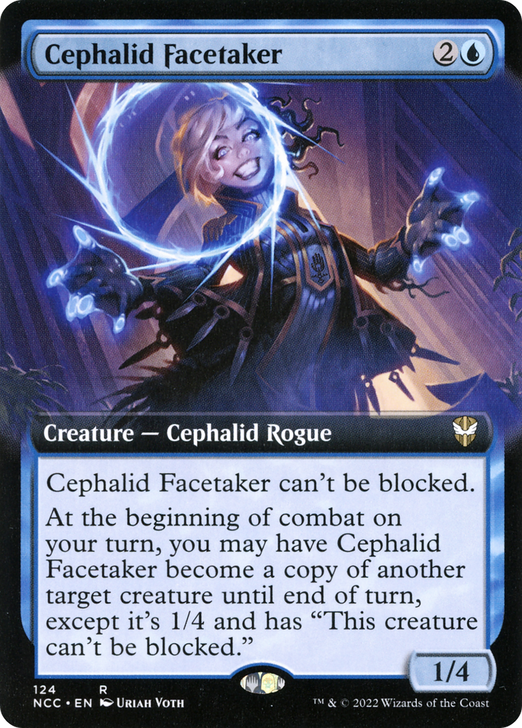 Image of Cephalid Facetaker (Extended Art) (NCC-124) - New Capenna Commander: (Extended Art)
