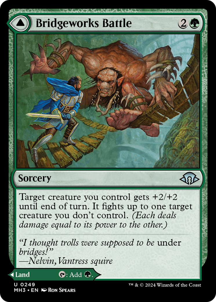 Image of Bridgeworks Battle (MH3-249) - Modern Horizons 3