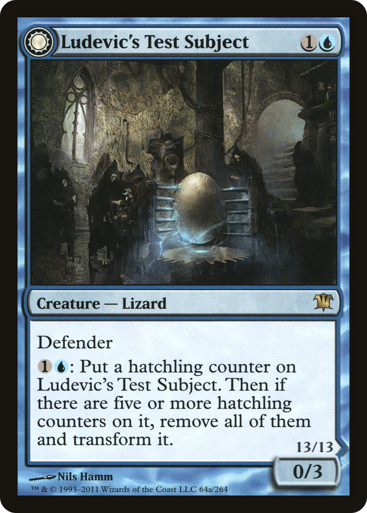 Image of Ludevic's Test Subject (ISD-064) - Innistrad: (Double Faced Transform)