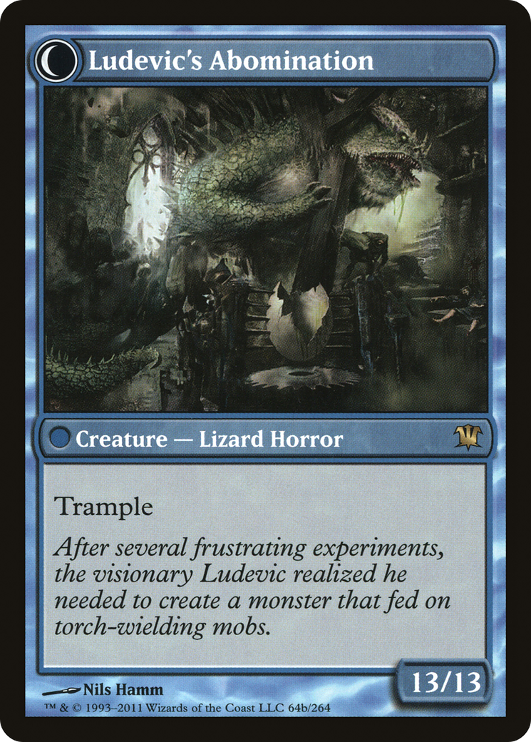 Image of Ludevic's Test Subject (ISD-064) - Innistrad: (Double Faced Transform)