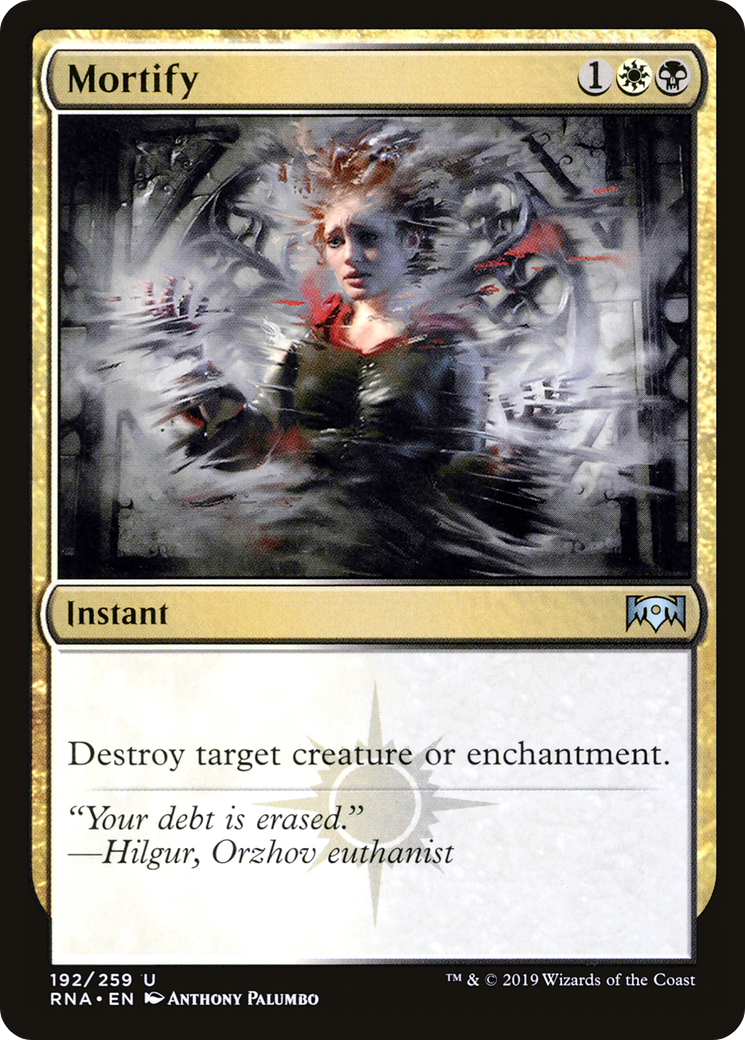 Image of Mortify (RNA-192) - Ravnica Allegiance Foil