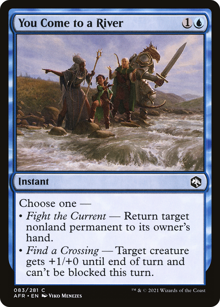 Image of You Come to a River (AFR-083) - Adventures in the Forgotten Realms Foil