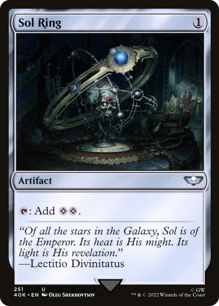 Image of Sol Ring (251) (40K-251) - Warhammer 40,000 Commander