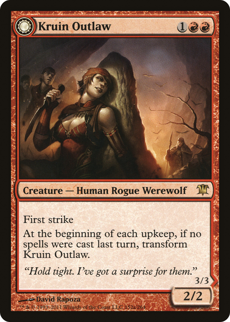 Image of Kruin Outlaw (ISD-152) - Innistrad: (Double Faced Transform) Foil