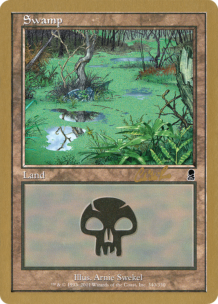 Image of Swamp (340) - 2002 Carlos Romao (ODY) (WCD-) - World Championship Decks 2002