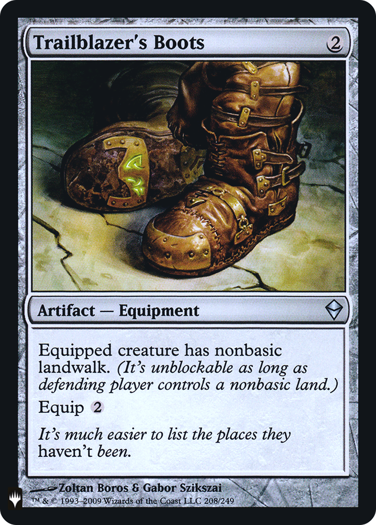Image of Trailblazer's Boots (LIST-208) - The List Foil