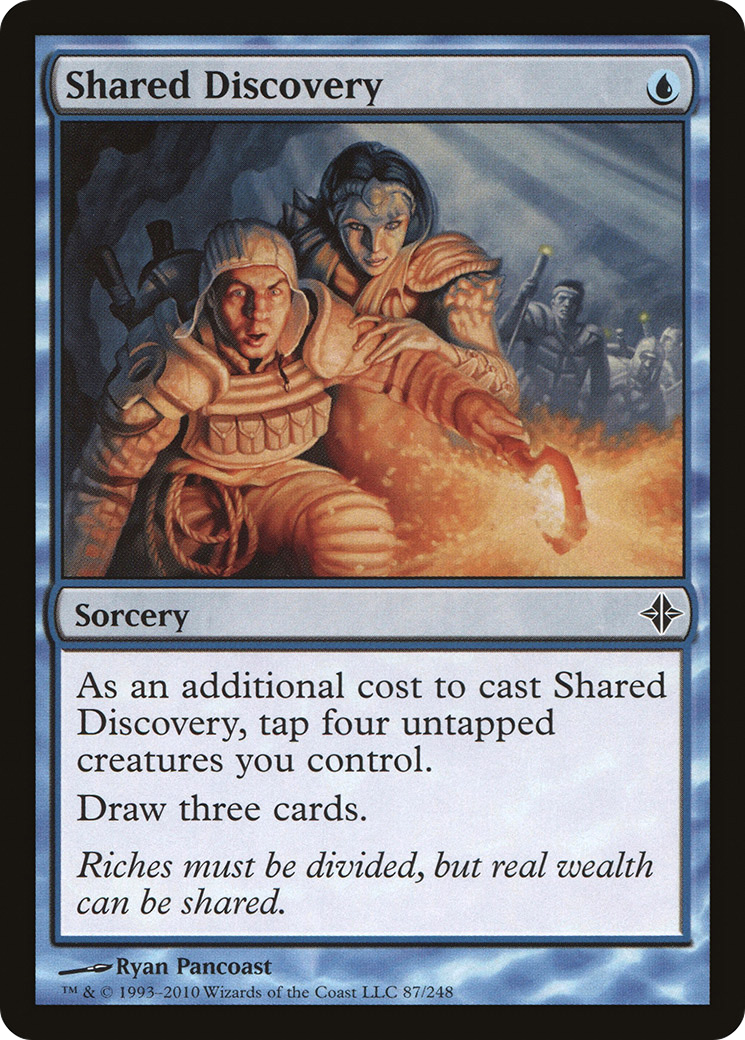 Image of Shared Discovery (ROE-087) - Rise of the Eldrazi Foil