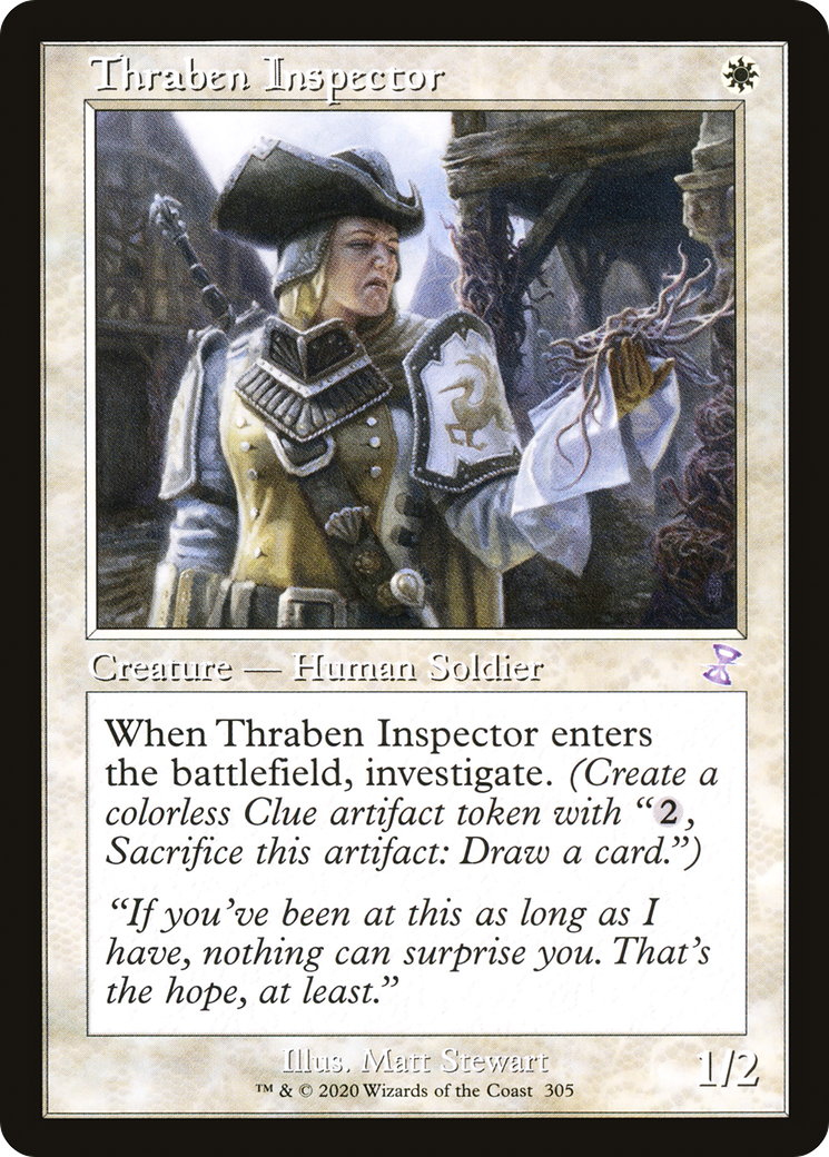 Image of Thraben Inspector (TSR-305) - Time Spiral Remastered Foil