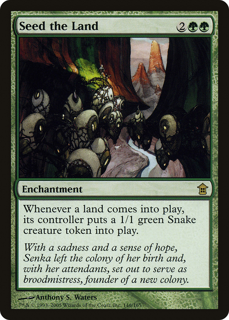 Image of Seed the Land (SOK-146) - Saviors of Kamigawa Foil