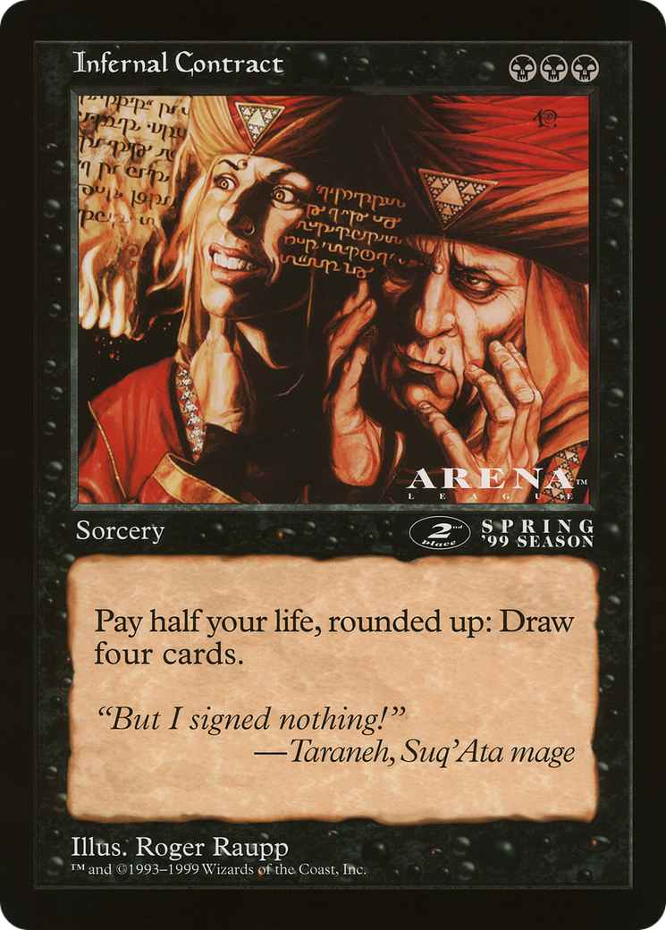 Image of Infernal Contract (OLEP-075) - Oversized League Prizes
