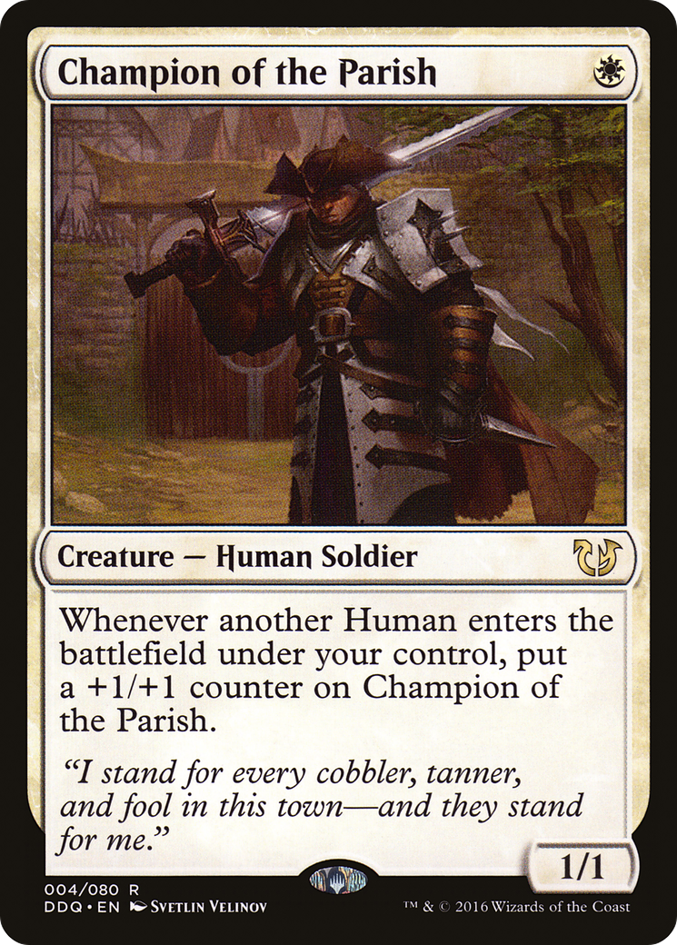 Image of Champion of the Parish (DDQ-004) - Duel Decks: Blessed vs. Cursed