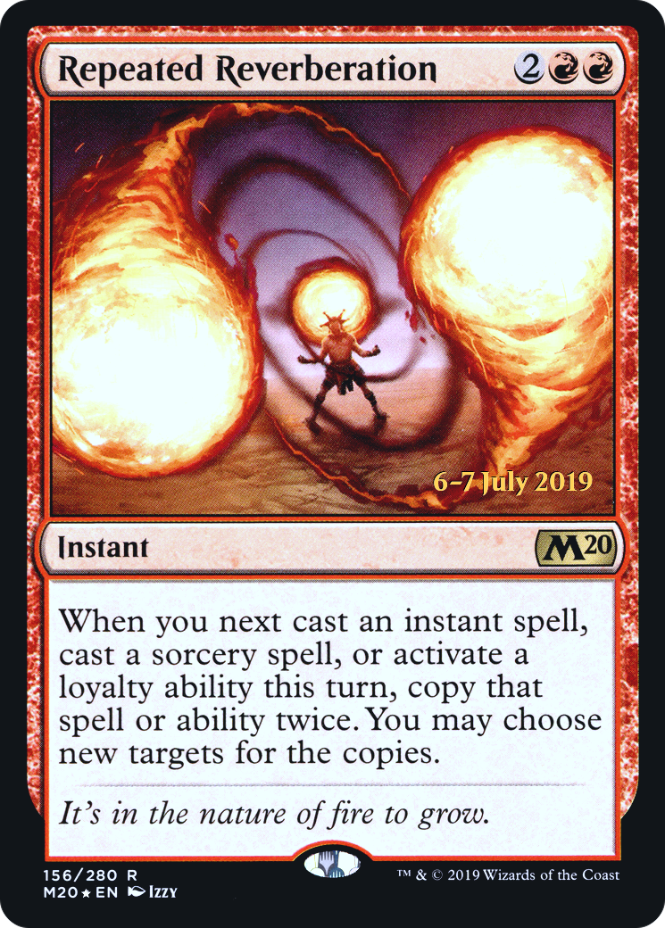 Image of Repeated Reverberation (PRE-156) - Core Set 2020 Promos Foil