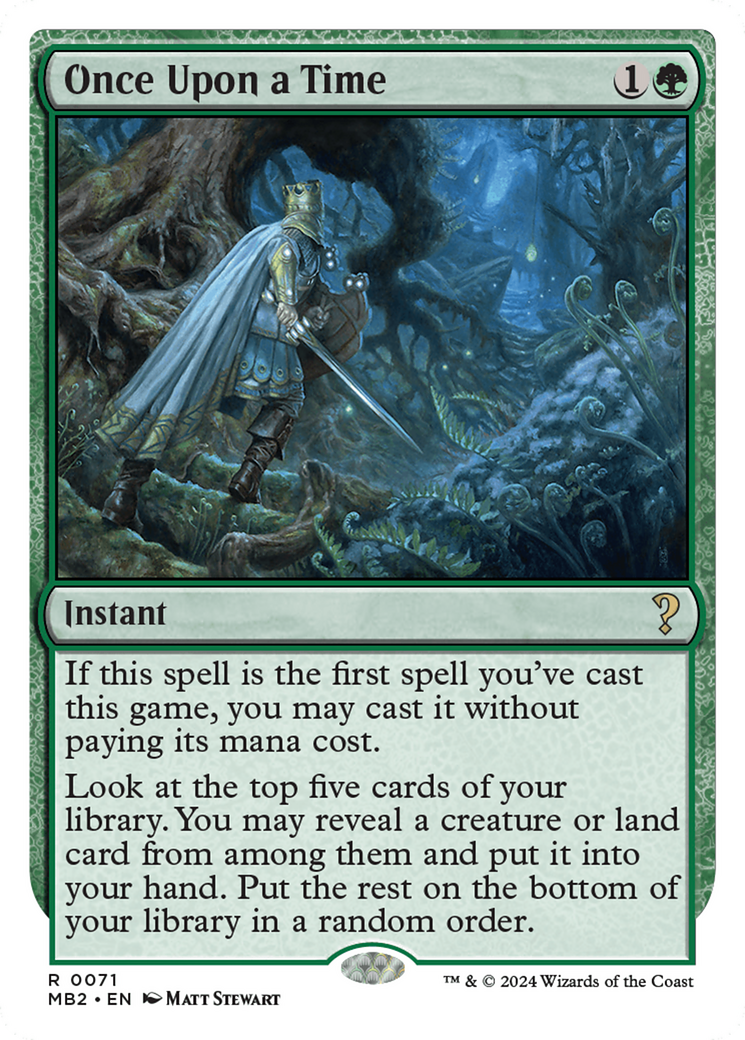 Image of Once Upon a Time (White Border) (MB2-071) - Mystery Booster 2