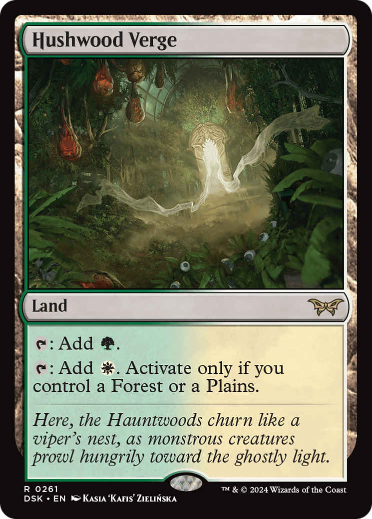 Image of Hushwood Verge (DSK-261) - Duskmourn: House of Horror