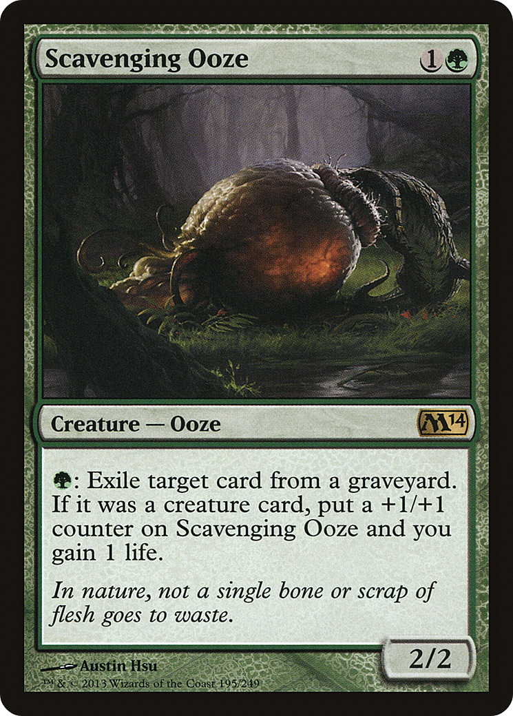 Image of Scavenging Ooze (M14-195) - Magic 2014 Foil