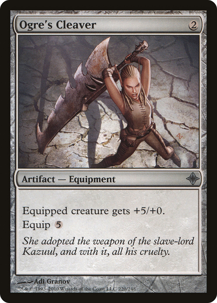 Image of Ogre's Cleaver (ROE-220) - Rise of the Eldrazi