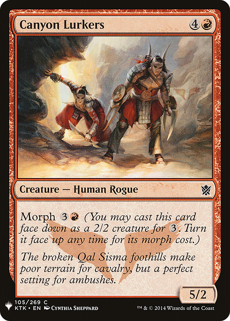 Image of Canyon Lurkers (LIST-KTK-105) - The List