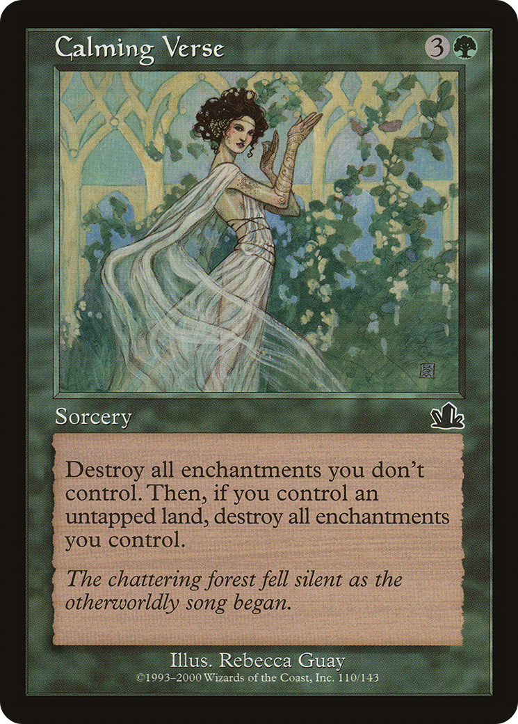 Image of Calming Verse (PCY-110) - Prophecy Foil