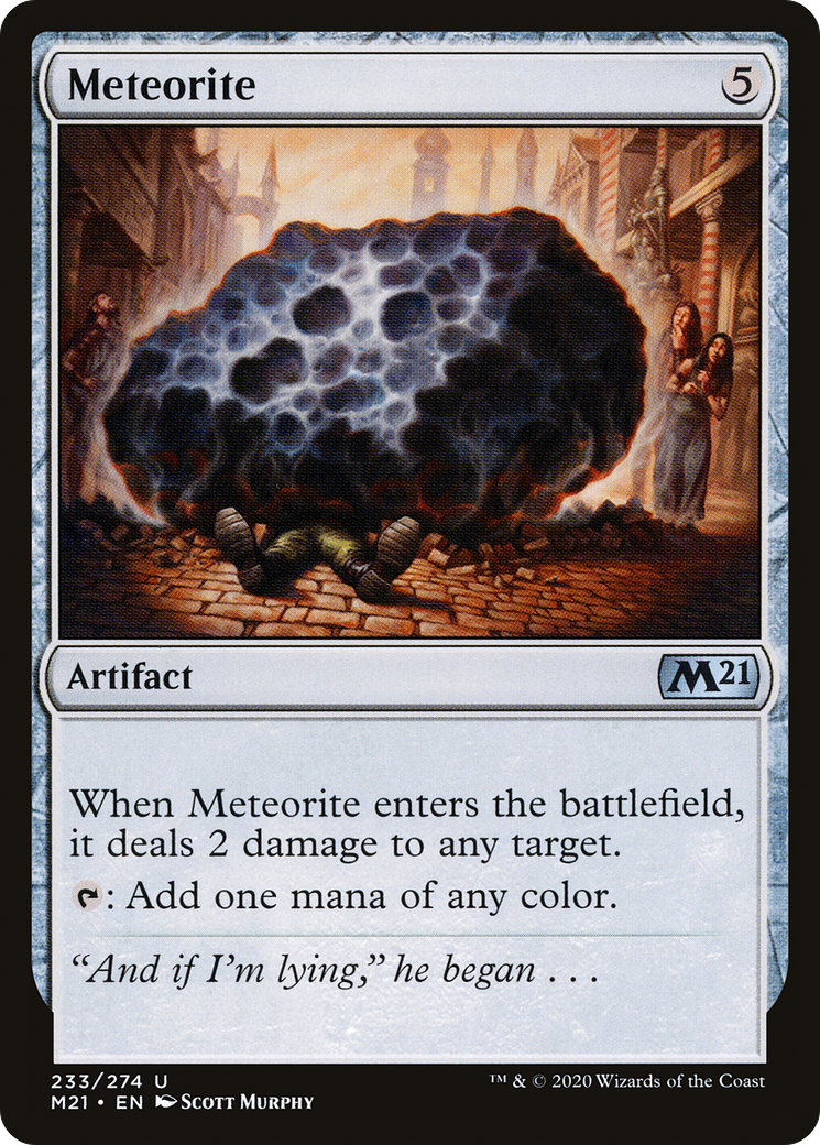 Image of Meteorite (M21-233) - Core Set 2021