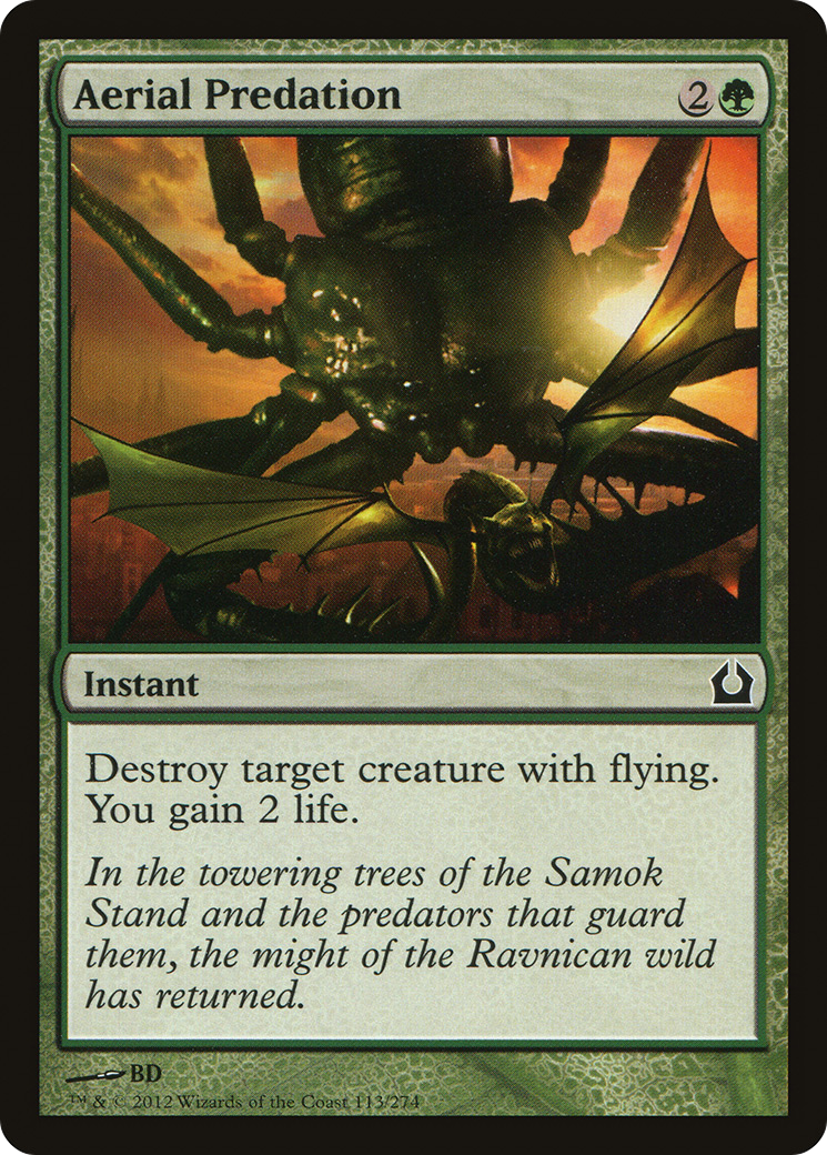 Image of Aerial Predation (RTR-113) - Return to Ravnica Foil