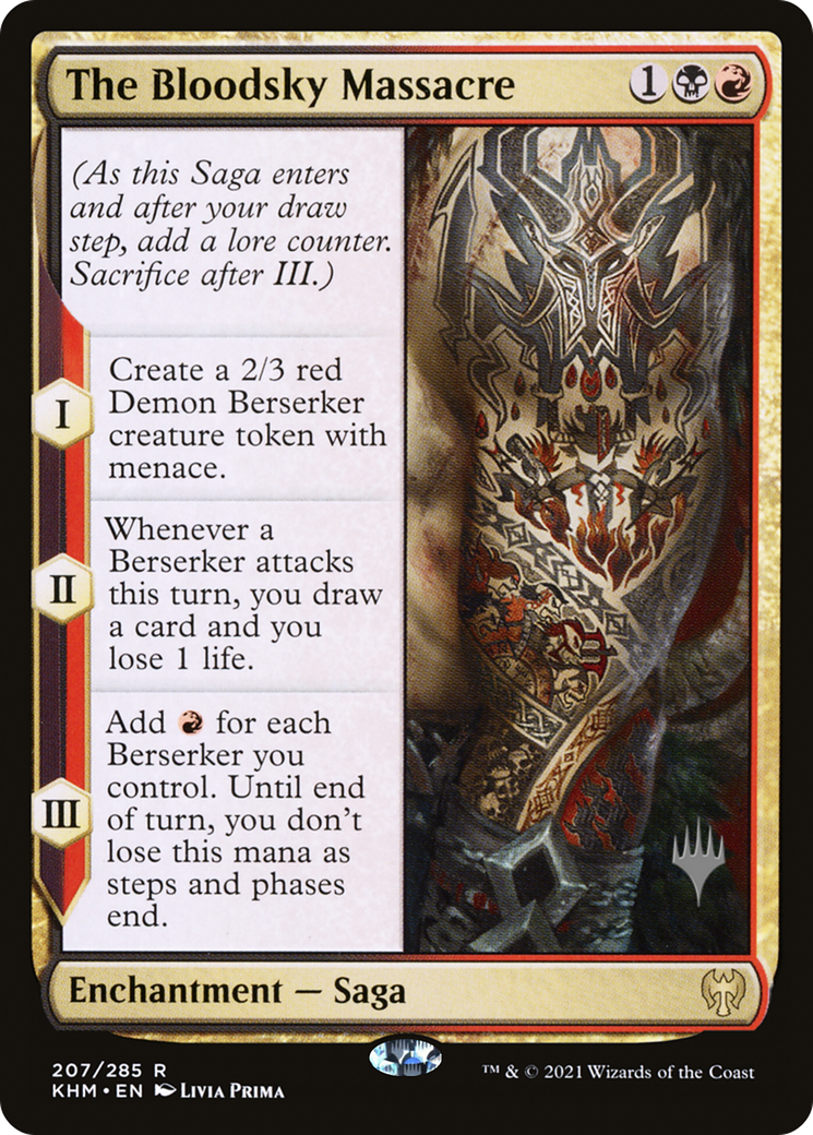 Image of The Bloodsky Massacre (PPKHM-207P) - Kaldheim Promos