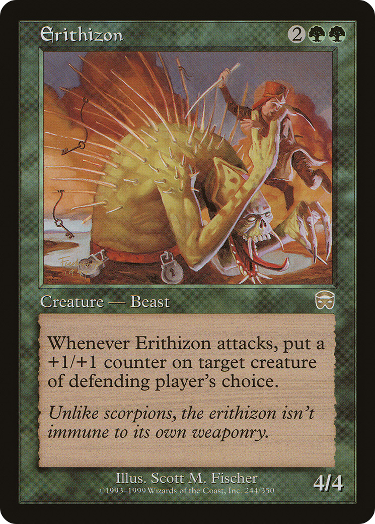 Image of Erithizon (MMQ-244) - Mercadian Masques Foil