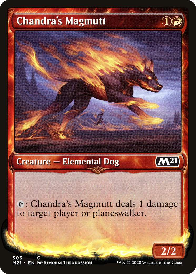 Image of Chandra's Magmutt (Showcase) (M21-303) - Core Set 2021: (Showcase) Foil