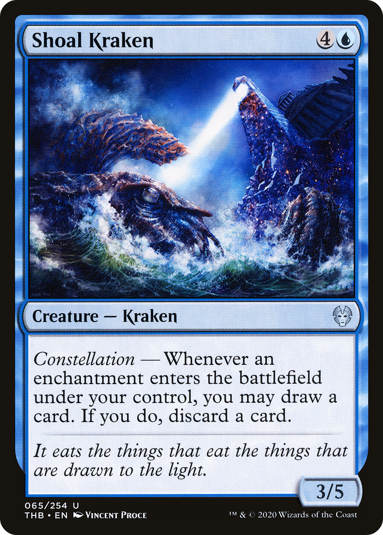 Image of Shoal Kraken (THB-065) - Theros Beyond Death