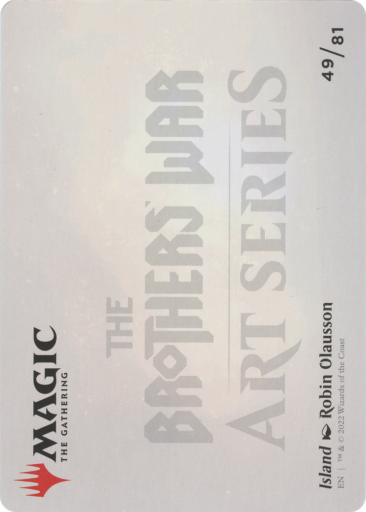 Image of Island // Island (ABRO-049) - The Brothers' War Art Series (Borderless)