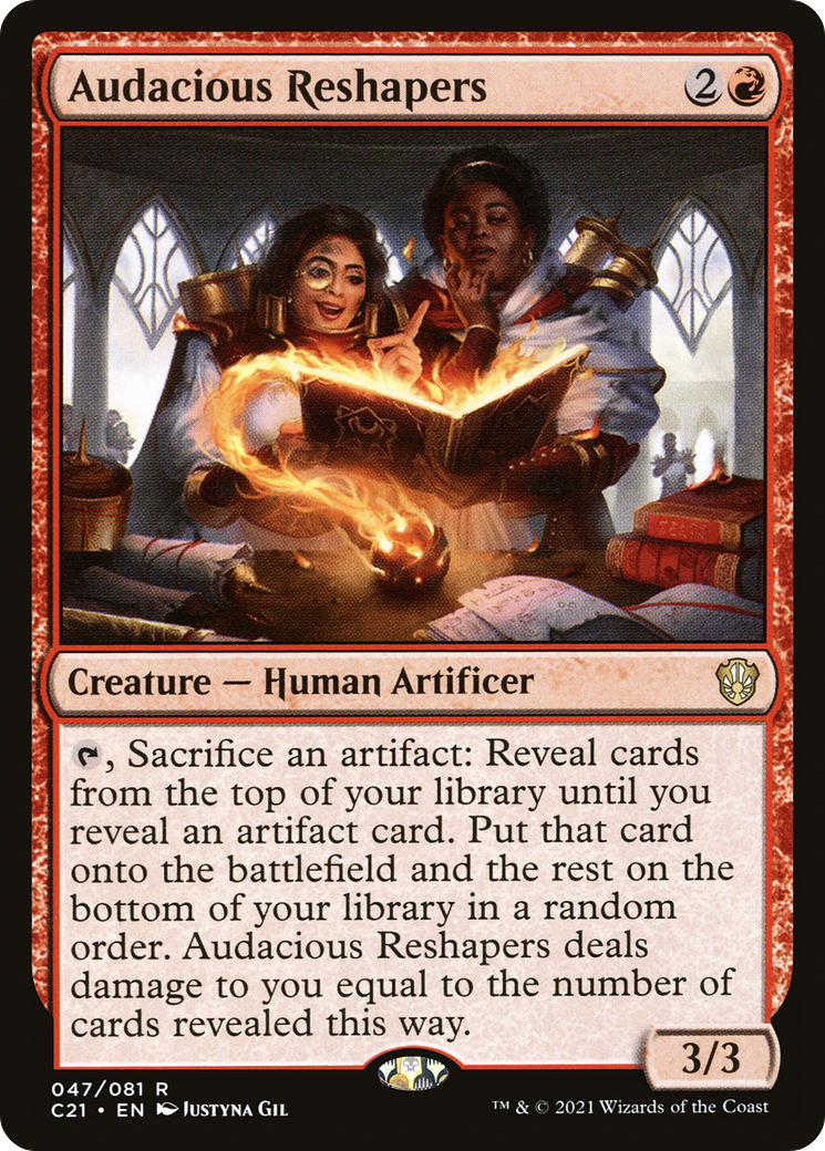 Image of Audacious Reshapers (C21-047) - Commander 2021
