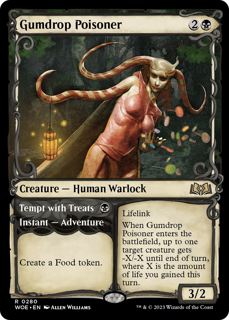 Image of Gumdrop Poisoner (Showcase) (WOE-280) - Wilds of Eldraine: (Showcase)