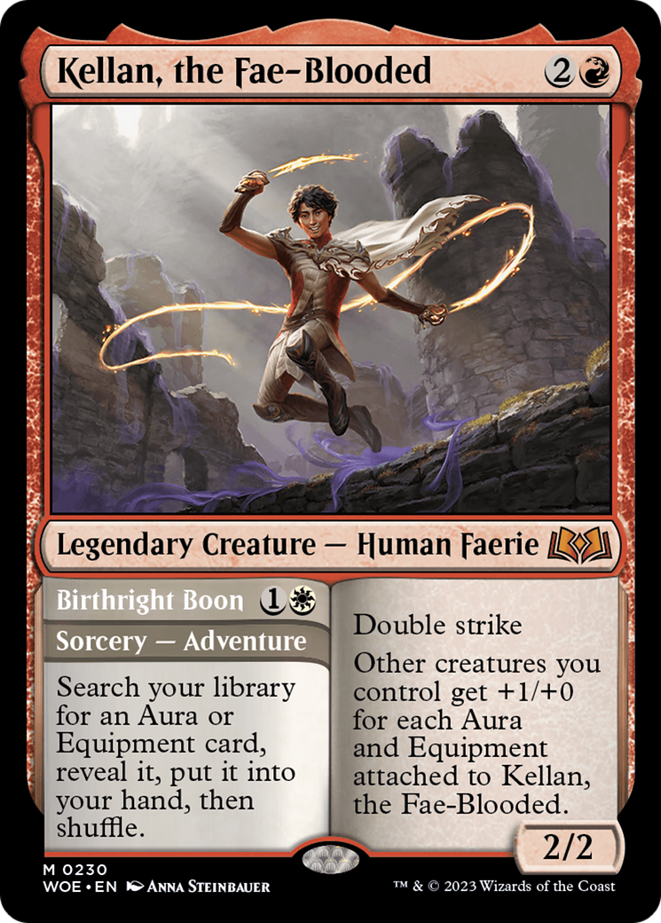 Image of Kellan, the Fae-Blooded (WOE-230) - Wilds of Eldraine