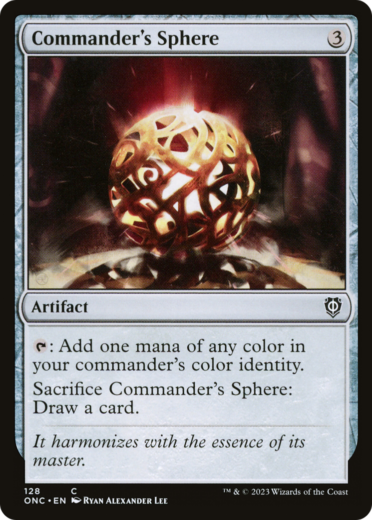 Image of Commander's Sphere (ONC-128) - Phyrexia: All Will Be One Commander