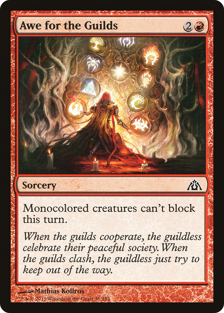 Image of Awe for the Guilds (DGM-031) - Dragon's Maze
