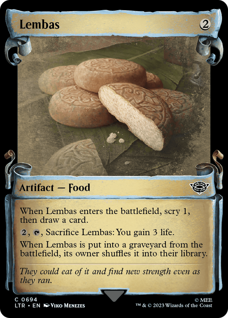 Image of Lembas (Showcase Scrolls) (LTR-694) - The Lord of the Rings: Tales of Middle-earth: (Showcase) Foil