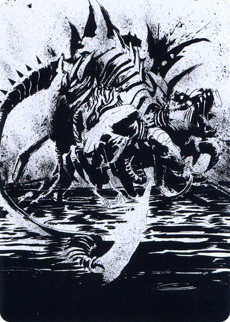 Image of Karumonix, the Rat King // Karumonix, the Rat King (AONE-070) - Phyrexia: All Will Be One Art Series (Borderless) Foil