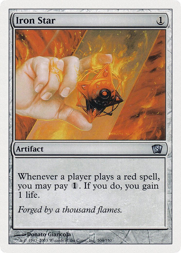 Image of Iron Star (8ED-304★) - 8th Edition Foil